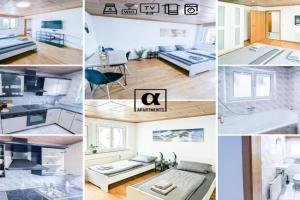 ALFA 3 Zimmer 6 Betten Apartment Zuffenhausen Porsche Bosch BZ WLAN EBK WM, Stuttgart