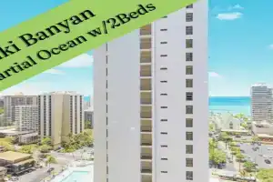 Waikiki Banyan T2-22nd with Partial Ocean View Guest house, Honolulu