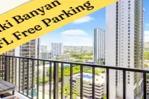 Waikiki Banyan T1-19FL FreeParking King & Sofa Beds Guest house, Honolulu