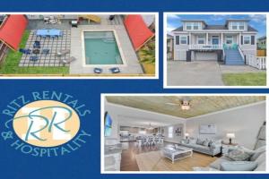 Island Time with Heated Pool Walk to Beach and Pleasure Pier Guest house, Galveston