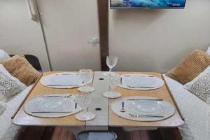 Nuit romantique sur un bateau à Hotel, Deauville