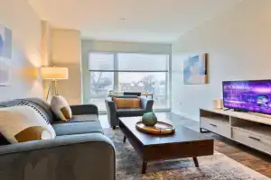 Modern Apt Near Charles River Apartments, Brookline