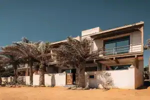 First line chalet with panoramic sea view balcony, Dahab