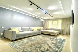 3 rooms, Grey appartment, Almaty