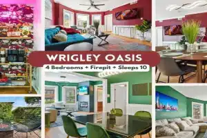 Wrigley 4BR Home, Sleeps 10 Guest house, Chicago