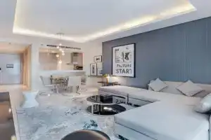 A Living Modern 1BR Apartment in Paramount tower -2203D, Dubai