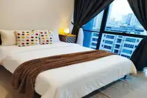 CozyHaven Minimalist QueenStudio Free Private Parking Netflix, Kuala Lumpur