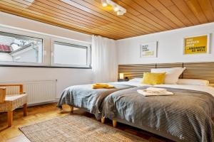 Großzügige Wohnung, 1 Min zum Hafen Apartments, Wiesbaden
