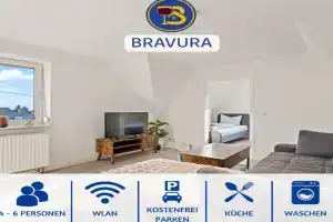 BRAVURA - modern - bis zu 6 - Nähe Hambacher Schloss Apartments, Neustadt an der Weinstrasse