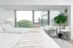 Lux Studio 2xQueen beds Gym near MIT Harvard, Brookline