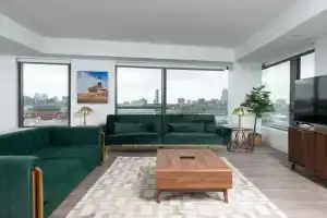 Central Square Penthouse near MIT Harvard Wi-Fi & GYM, Brookline