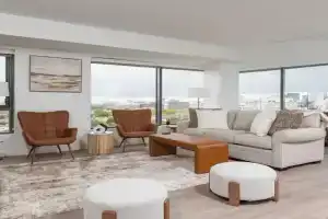 Central Penthouse Harvard MIT Spacious Gym & Work, Brookline