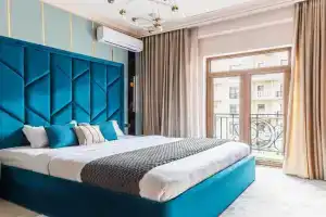 208 Super comfortable apartment in CITY, Boulevard, beautiful view of fountain, Tashkent