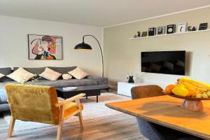 Modernes Designer-Apartment für 7 Gäste - 80qm in zentraler Lage, Self-Check-In, Karlsruhe