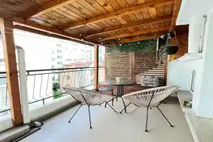 Cosy apartment near the beach with terrace & sea view, Bourgas