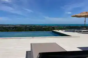 Dreams, panoramic seaview villa, 2 pools, Bophut
