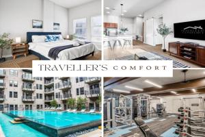 Lux Downtown Retreat, Resort Style Pool, Gym and Parking, Fort Worth