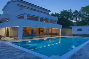 Elegant Villa Chiara with pool, KRK