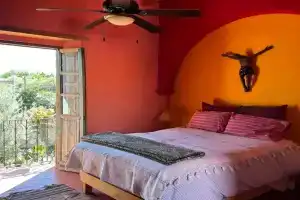 Habitación#6 con doble vista jardín Mini-hotel, Queretaro