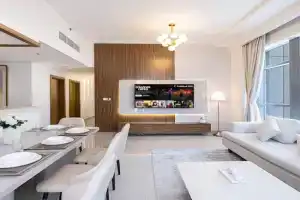 Lux Unit with Burj & Fountain View I Walk Mall Apartments, Dubai