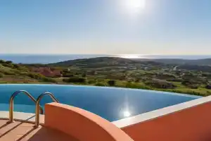Villa Malia, Eco-Chic, Tranquility, Sea Views & Luxury Cycladic Island Escape, Kinion