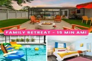 Heated Saltwater Pool - BBQ - Firepit - N Switch Guest house, Bradenton
