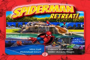 Da Spidey House: Waterslide, 100K Gameroom, Pickleball, Bocceball, & More, Indio