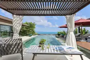 Bophut Amazing Spacious Sea View Mountain Villa Shailaja, Bophut