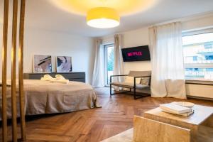 1 BR Studio - ZENTRAL - TERRASSE - KÜCHE - WIFI - BUSINESS - RUHIG, Wiesbaden