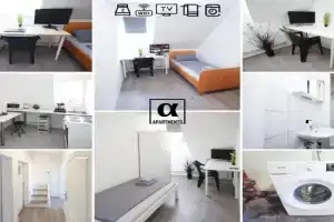 ALFA 2 Zimmer Apartment 2BR TV WIFI WM nahe Daimler l WIFI & SmartTV I 2 Rooms l Bathroom I Kitchen, Stuttgart