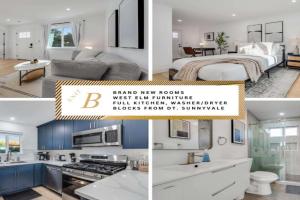 Brand New Apt w Parking Blocks from Downtown- B Guest house, Mountain View