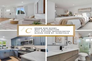 Brand New Apt w Parking Blocks from Downtown- C Guest house, Mountain View