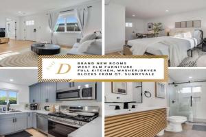 Brand New Apt w Parking Blocks from Downtown- D Guest house, Mountain View