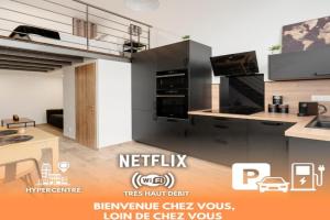 L'Eden d'Elyse - Duplex premium- parking gratuit Apartments, Nancy