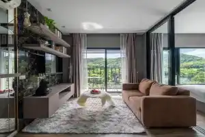 Mountain-view 1BR 9F Sriracha byน้องมังคุด NoParking Apartments, Sri Racha