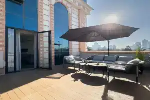 Elegant and Spacious 2 Bedroom Suite with Private 35sqm Terrace Next to Rudaki Park and City Center, Dushanbe