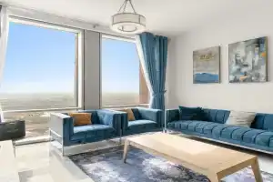 2BR Canal View Flat with Pool, Gym, 10 min Drive to Mall Apartments, Dubai