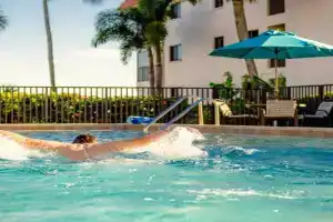 Beachfront 1st floor condo at Sandalfoot 1B1 Apartments, Sanibel
