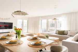 Premium-Apartment mit Balkon - Perfekt für Familien, Gruppen und Geschäftsreisende - ZAYA STAYS, Leipzig