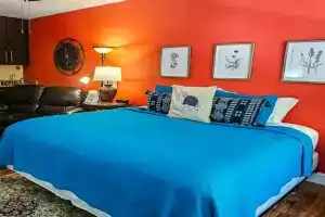 King Bed Studio Walk to Downtown Parking, Eureka Springs