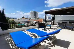 Kato sea view apartment with pool, Paphos