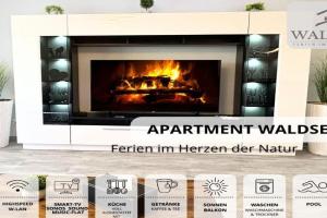 Exklusives 5-Sterne Apartment Waldseele mit Indoor-Pool, Sauna, top Lage und Ausblick in die Natur, Hunde willkommen, Schonach