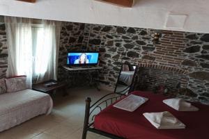 Traditional stone house in Mytilene, Mytilini