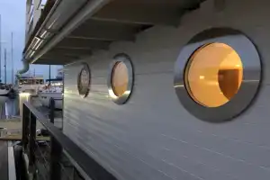 House boat in city center, Karlskrona