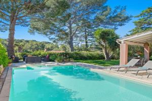 Vue Mer I Calme I Verdoyant I 8 Pers I Clim I BBQ Villa, Hyeres