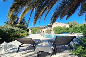 Appartement Rez de Villa Terrasse Piscine Parking privé, Hyeres