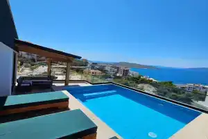 Coastal Retreat Paradise and Sunset View from the private pool Apartments, Sarande