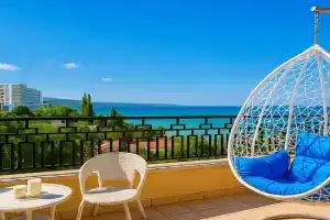 Prevzhoden apartament Kshchata na Mechtite-Zlatni pyastsi na prva liniya, Golden Sands