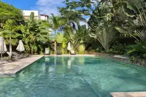 Punta Popy 3BR Duplex with Pool, Walk to Beach Apartments, Las Terrenas