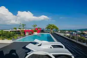 C212 Relaxing Condo Rooftop Pool & Ocean Views Apartments, Chalong